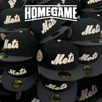 New York Mets 1969 World Series Black/Dark Graphite 59Fifty New Era