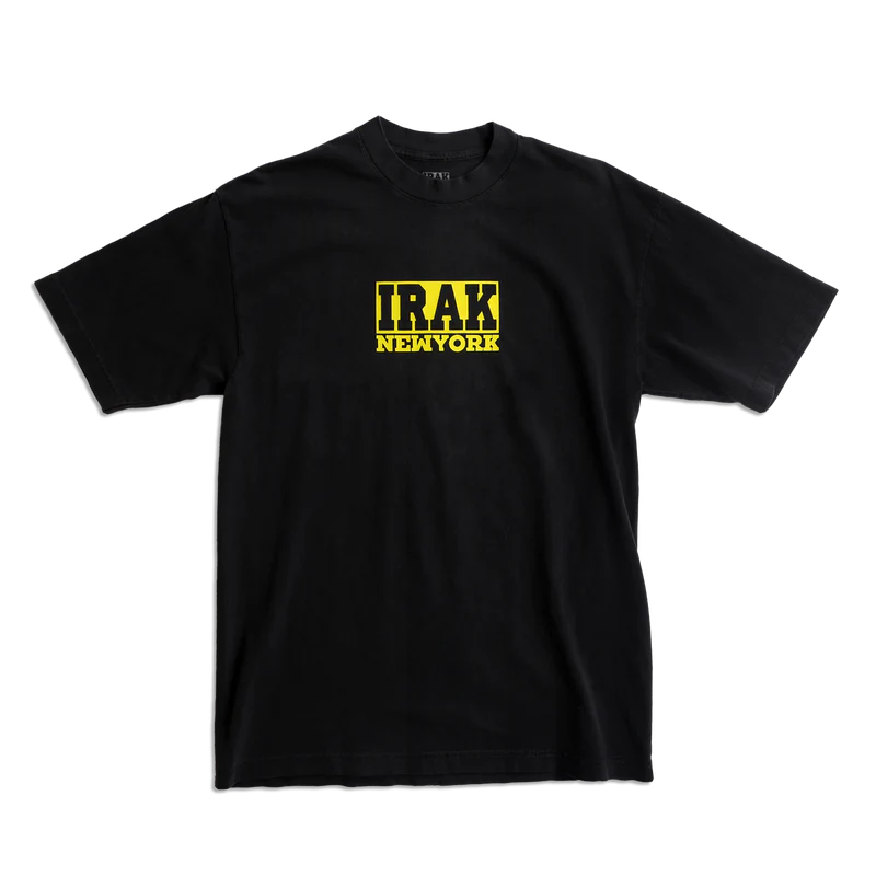 IRAK Logo Tee Vintage Black