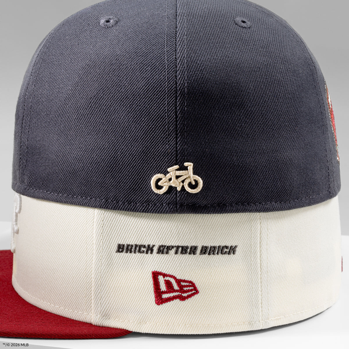 Nigel Sylvester x Rushmore New York Mets 40th Anniversary Chrome White/Brick Red 59Fifty New Era