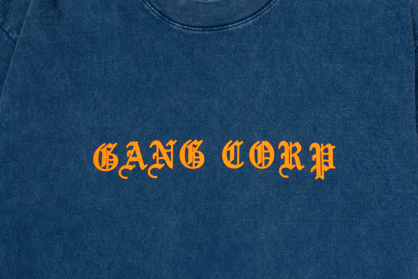 Gang Corp Old English Tee Blue