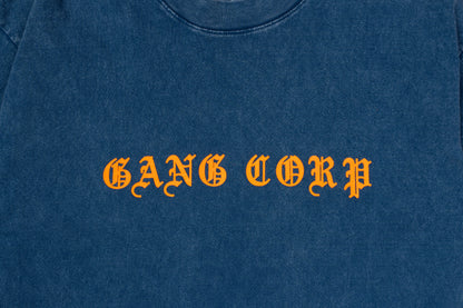 Gang Corp Old English Tee Blue