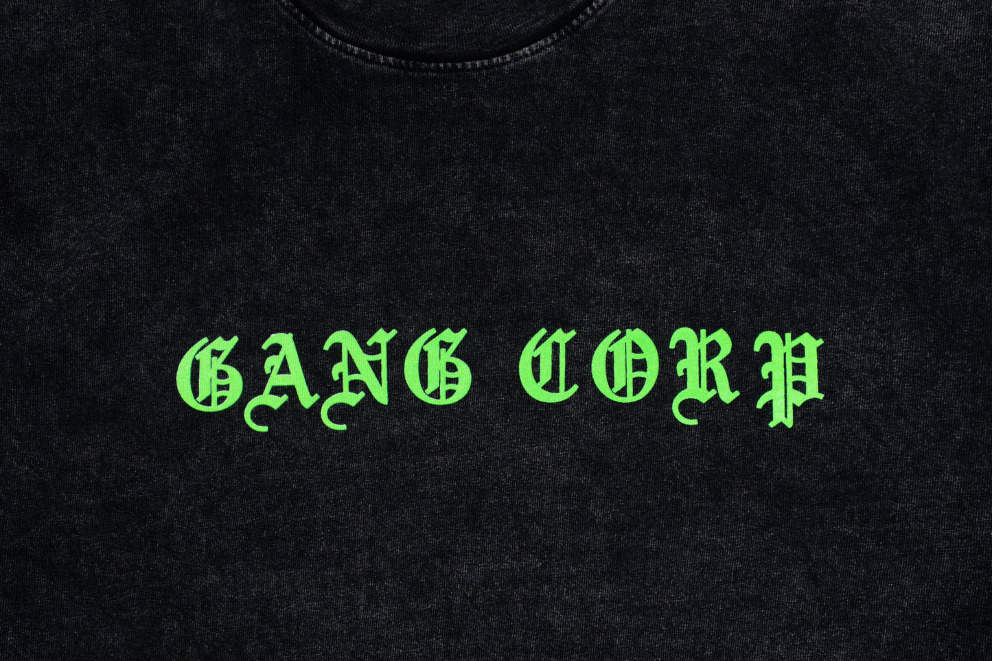 Gang Corp Old English Tee Black