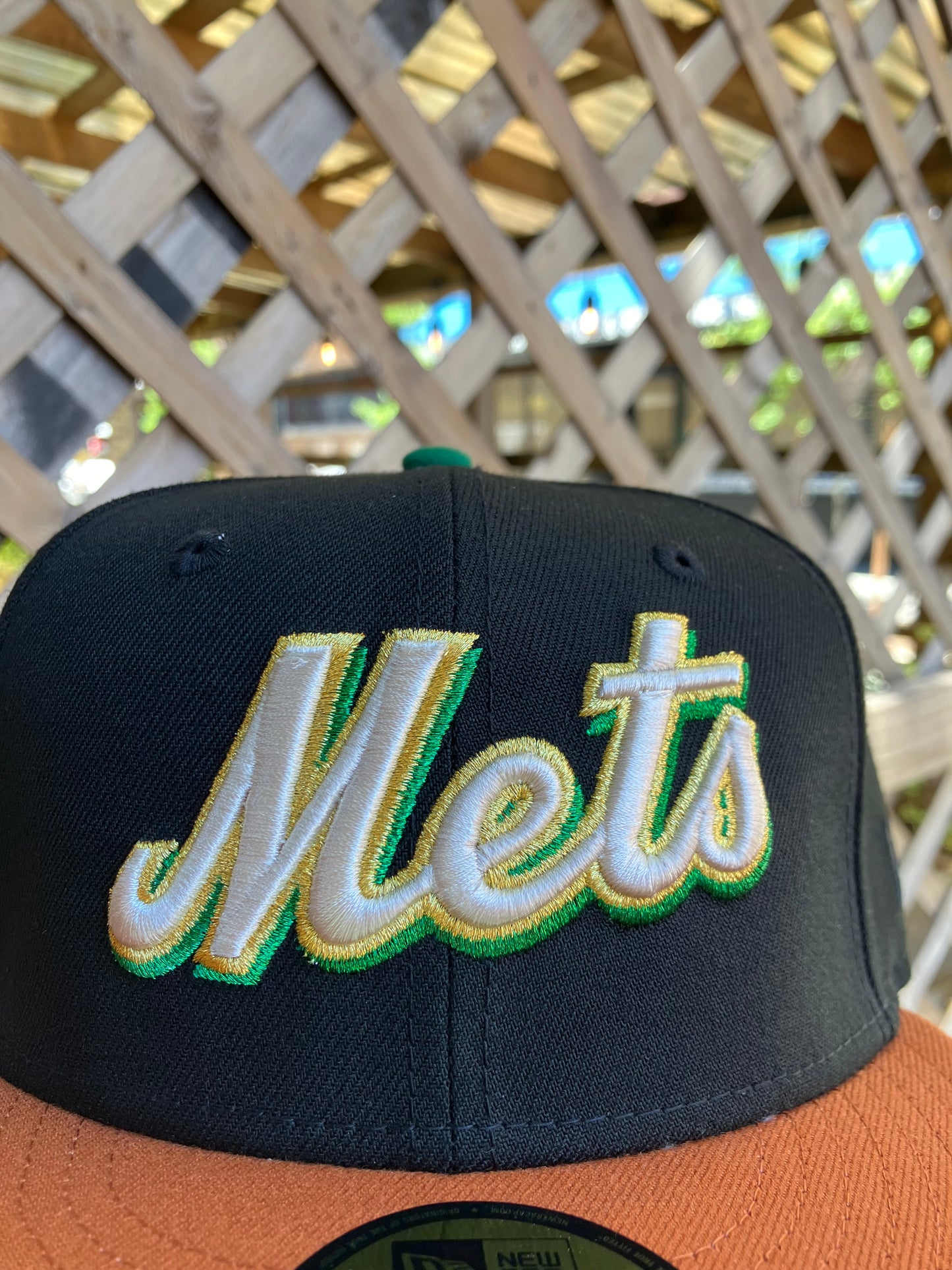 New York Mets 50th Anniversary Black/Rust Orange 59Fifty New Era