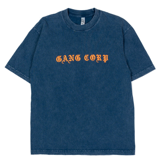 Gang Corp Old English Tee Blue