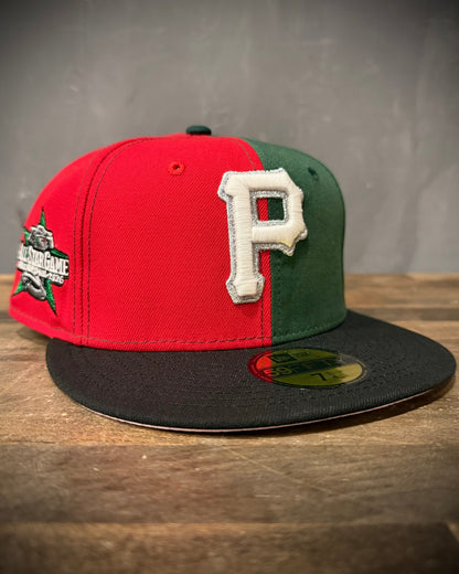 Pittsburgh Pirates 2026 All Star Game Red/Green/Black 59Fifty New Era front view