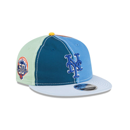 Mets x Sean Wotherspoon Retro Crown 9Fifty Snapback, three quarter view from the right