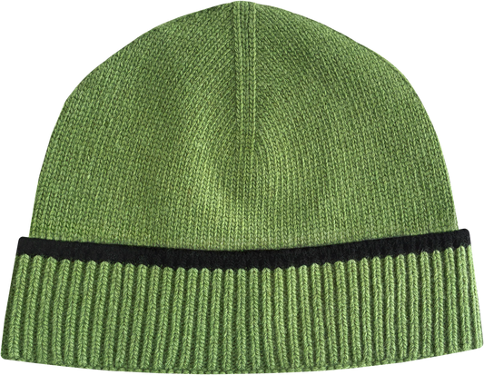 SNEEZE Contrast Stripe Beanie Green