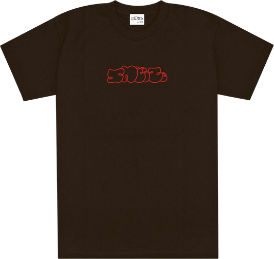 SNEEZE Logo Tee Brown