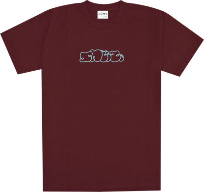 SNEEZE Logo Tee Burgundy