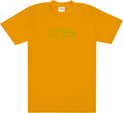 SNEEZE Logo Tee Gold