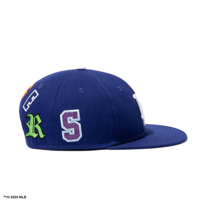 Los Angeles Dodgers x SAINT Mxxxxxx × Royal Blue New Era Japan 9Fifty Snapback Hat