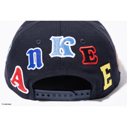 New York Yankees x SAINT Mxxxxxx × Navy New Era Japan 9Fifty Snapback Hat