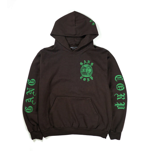 Gang Corp Global Hoodie Brown