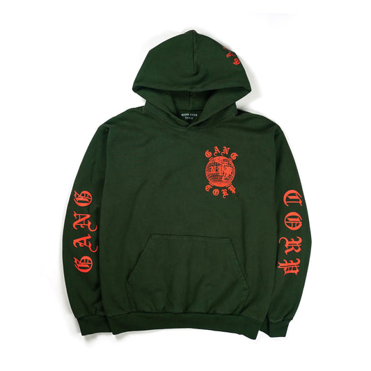 Gang Corp Global Hoodie Forest Green