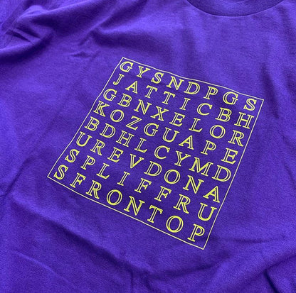Gang Corp Crossword Puzzle Tee